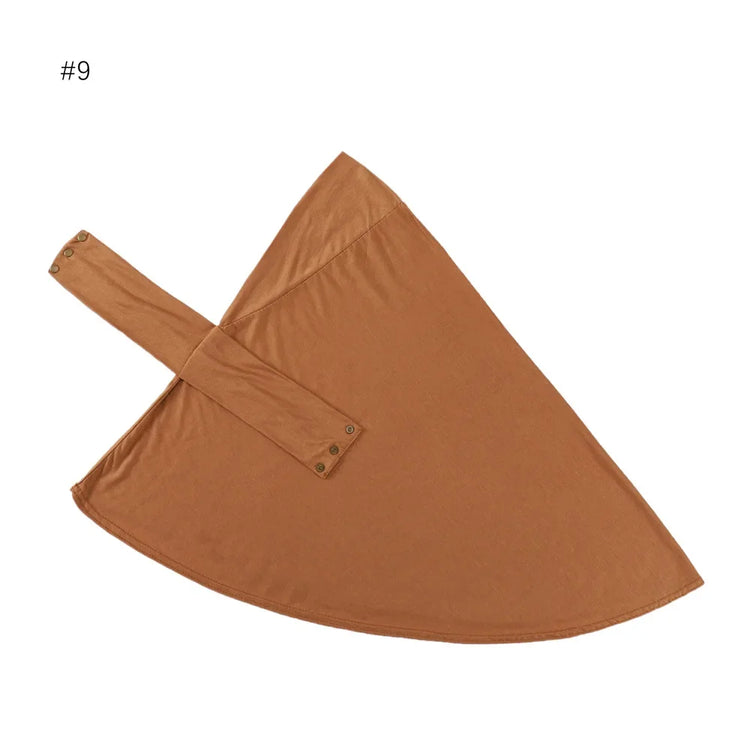 New Instant Jersey Hijab Undercap Hijabs for Woman Muslim Women Hijab Cap Full Cover Snap Fastener Head Wraps Scarf Islam Turban - Lena & Miles Exquisite Boutique LLC.