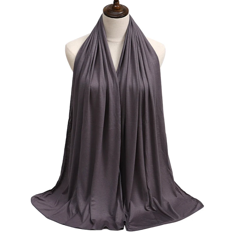 2023 New Modal Cotton Jersey Hijab Scarf Long - Lena & Miles Exquisite Boutique LLC.