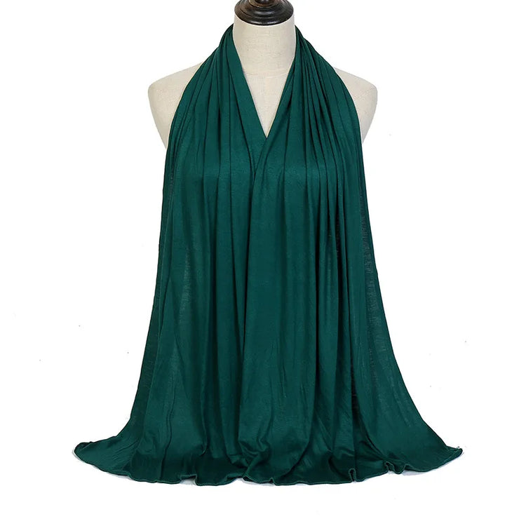 Modal Cotton Jersey Hijab Scarf Long Muslim - Lena & Miles Exquisite Boutique LLC.