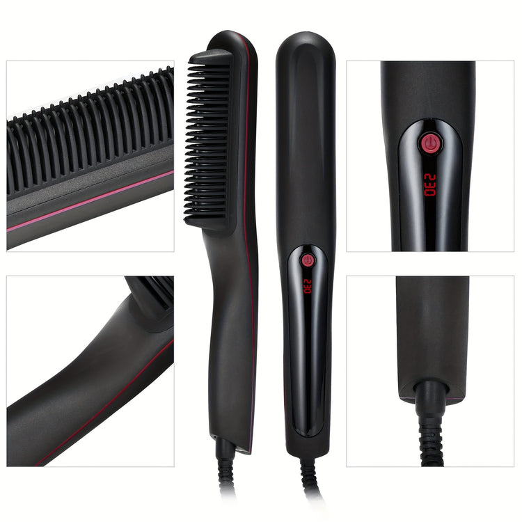 Classic Three In One Electric Comb, Straight Hair Brush, Women&