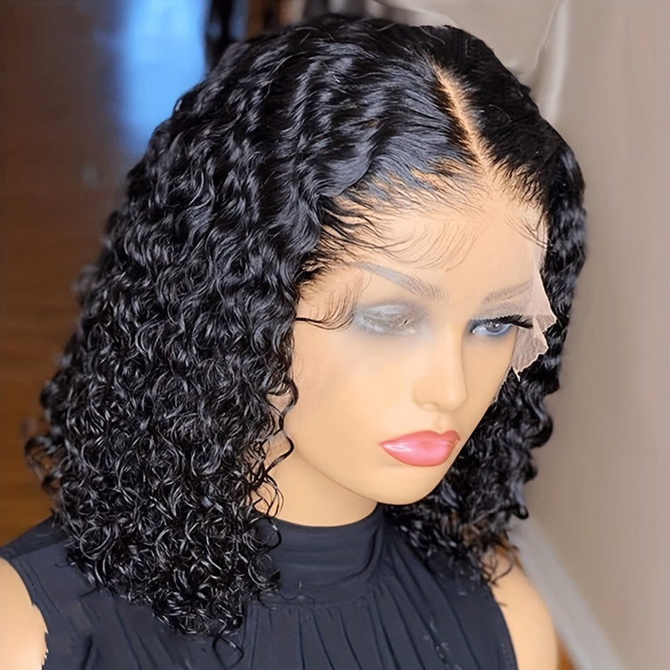 150% Density Water Wave Short Bob Wig 13x4 - Lena & Miles Exquisite Boutique LLC.