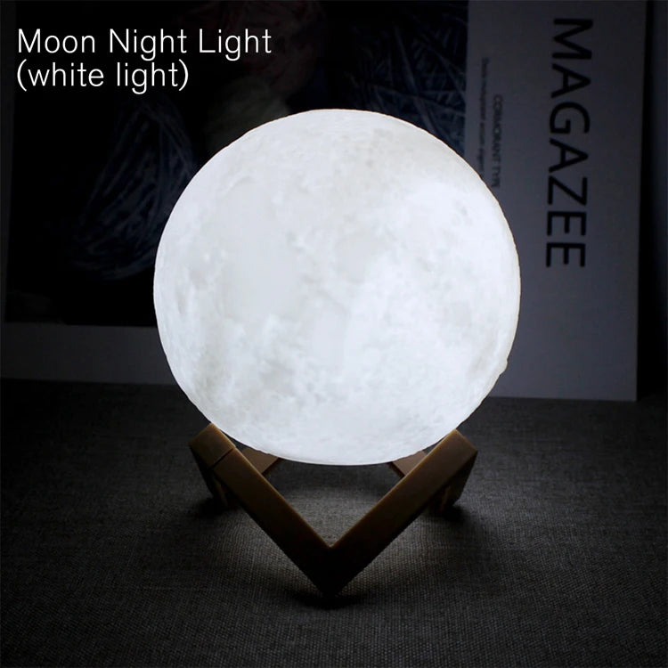 Book Light LED Moon Light Galaxy Light, Moon Night Light, Girl, Boy, Child Birthday Gift, Bedroom Decoration Indoor lighting - Lena & Miles Exquisite Boutique LLC.