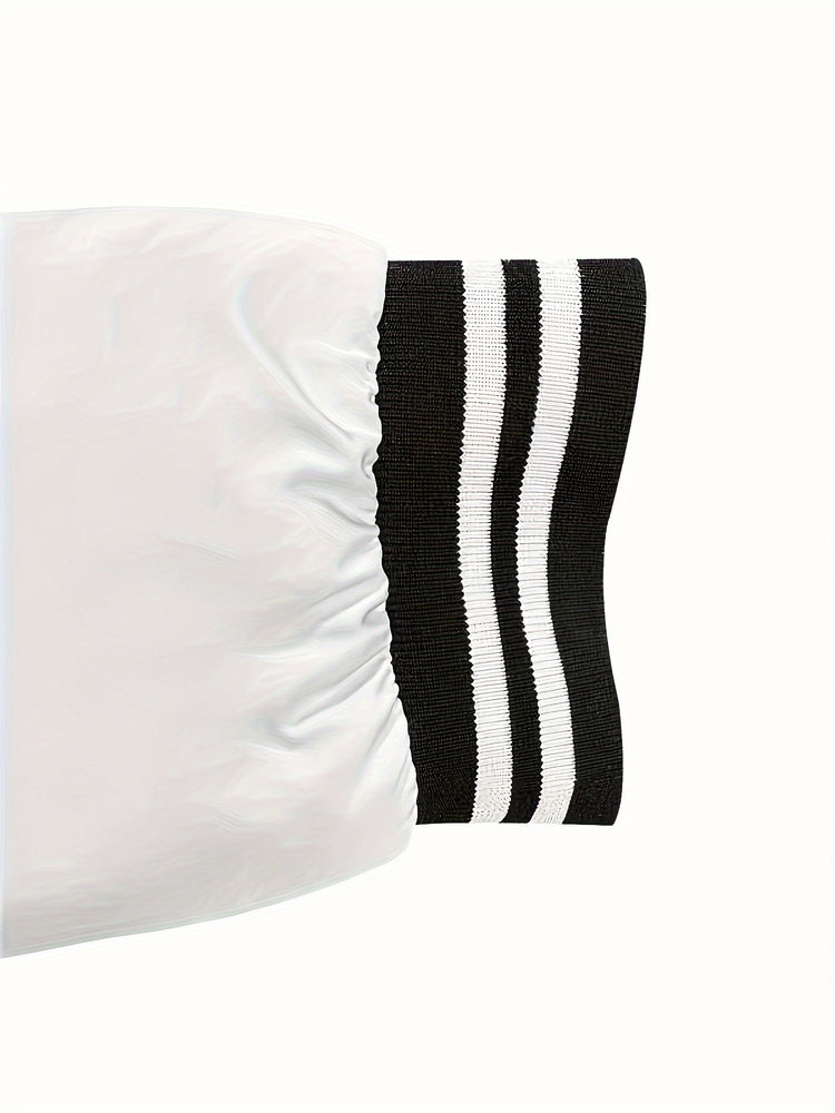 Thick Contrast Color Plus Size Men&