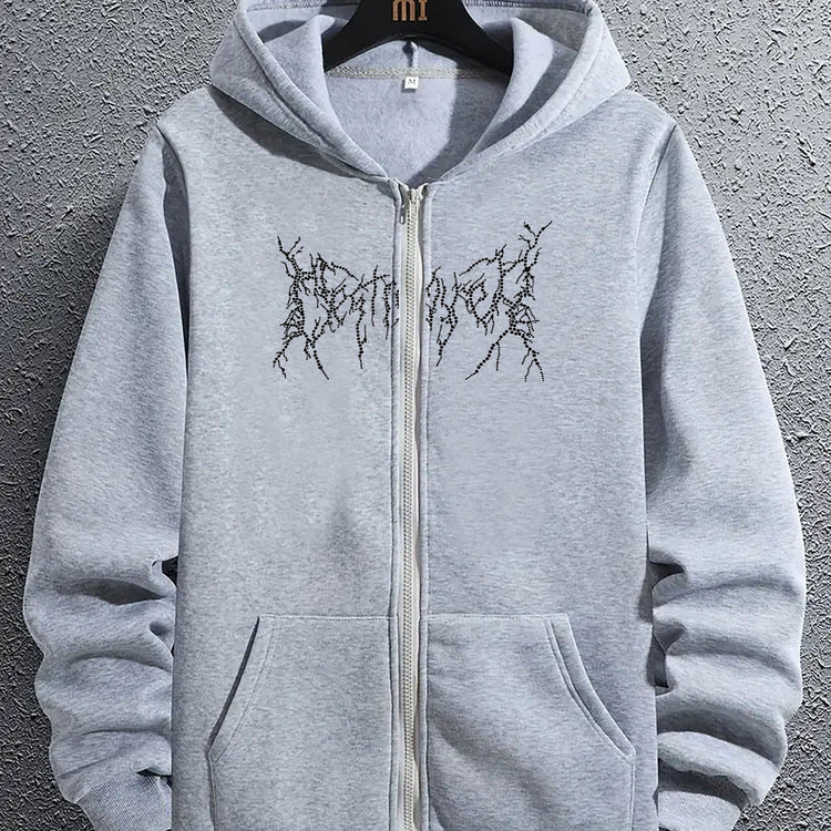 Artistic Letter Print Men&
