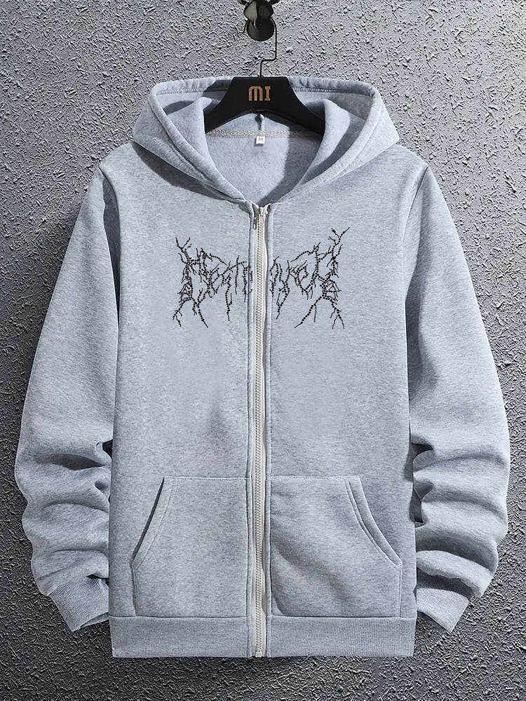 Artistic Letter Print Men&