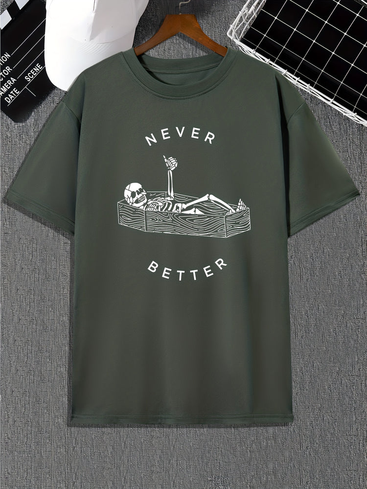 Funny Skeleton Print, Men&