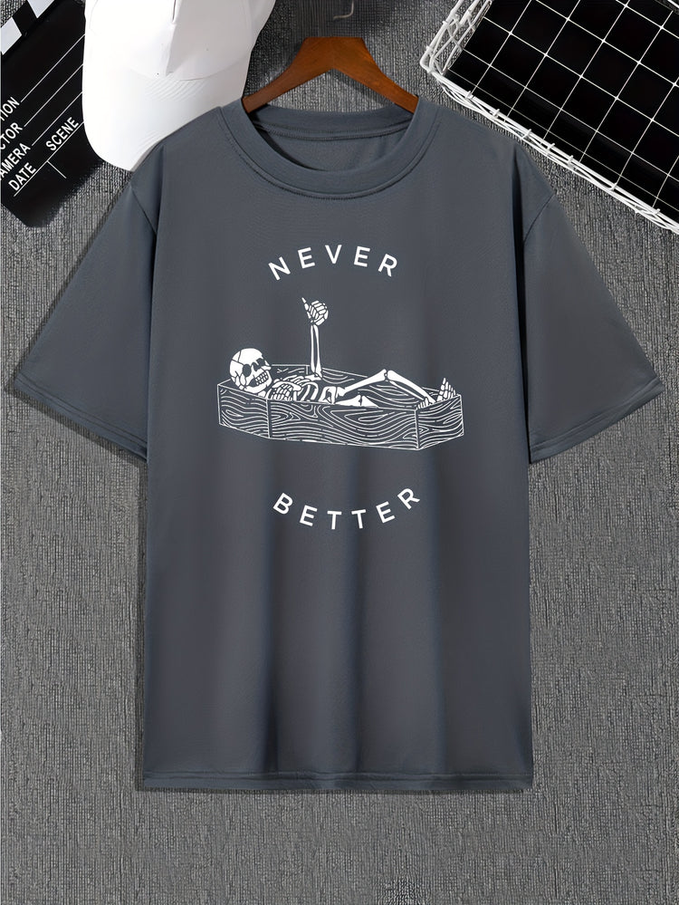 Funny Skeleton Print, Men&