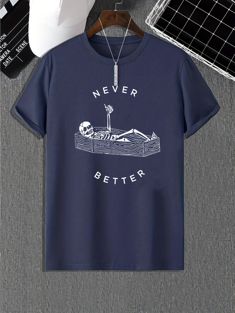 Funny Skeleton Print, Men&