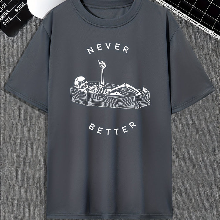 Funny Skeleton Print, Men&