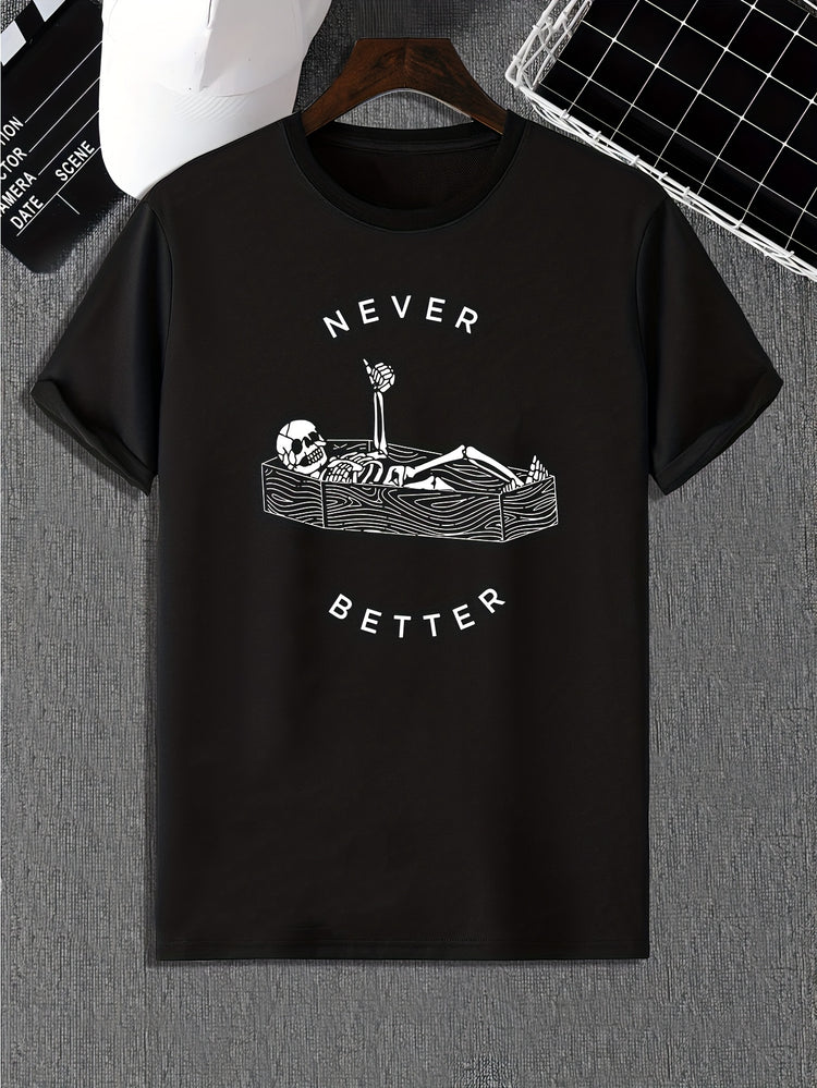 Funny Skeleton Print, Men&