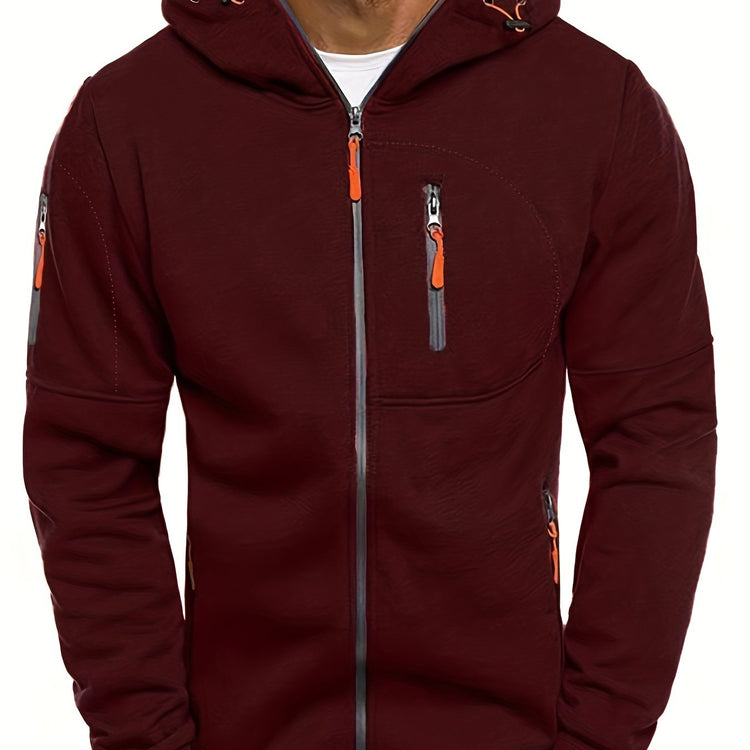 Casual Comfy Long Sleeve Hoodie - Men&