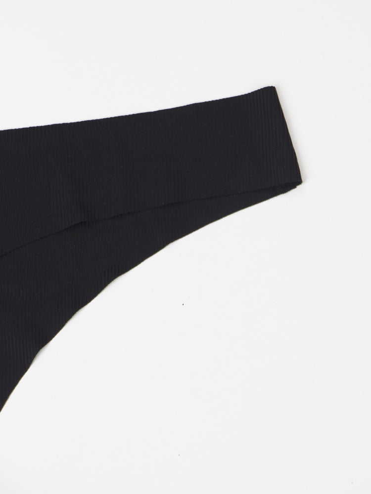 5pcs Seamless Solid Thongs, Soft & Comfy Stretchy Intimates Panties, Women&