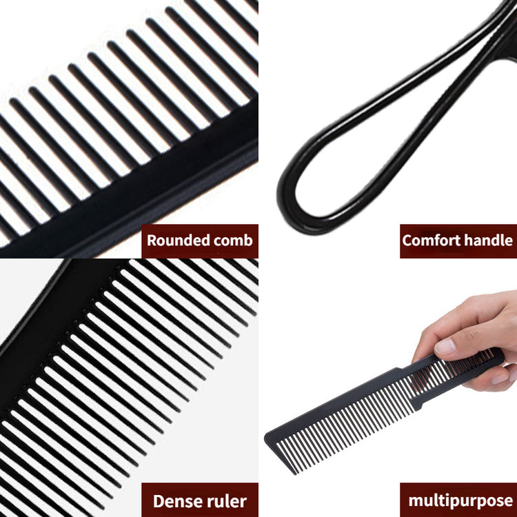 2/3/4pcs Shark Teeth Comb Wide Tooth Curl Comb Large Wide Tooth Comb Detangling Comb Texture Comb For Curly Wet Wavy Thick Hair Wigs Salon Barber Hairstyle Tool - Lena & Miles Exquisite Boutique LLC.