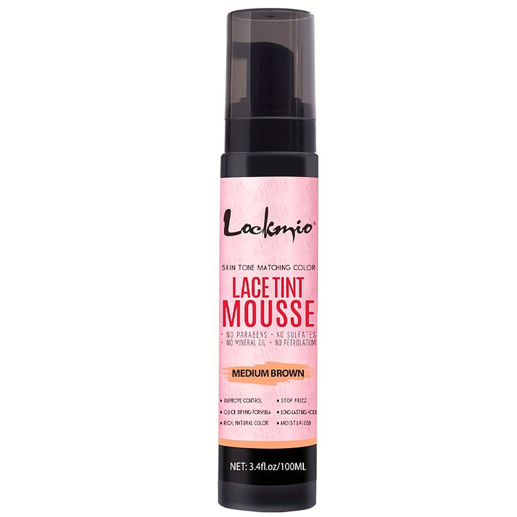 3.4OZ Lace Tint Mousse Spray For Wigs, Waterproof And Sweatproof Fast Drying Melting Mousse, Does Not Hurt The Hair, No Harmful Chemica - Lena & Miles Exquisite Boutique LLC.