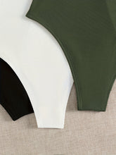 3-Pack Versatile Sleeveless Bodysuits for Women - Form-Fitting Crew Neck Design, Everyday Comfort & Style in a Bodycon Fit - Lena & Miles Exquisite Boutique LLC.