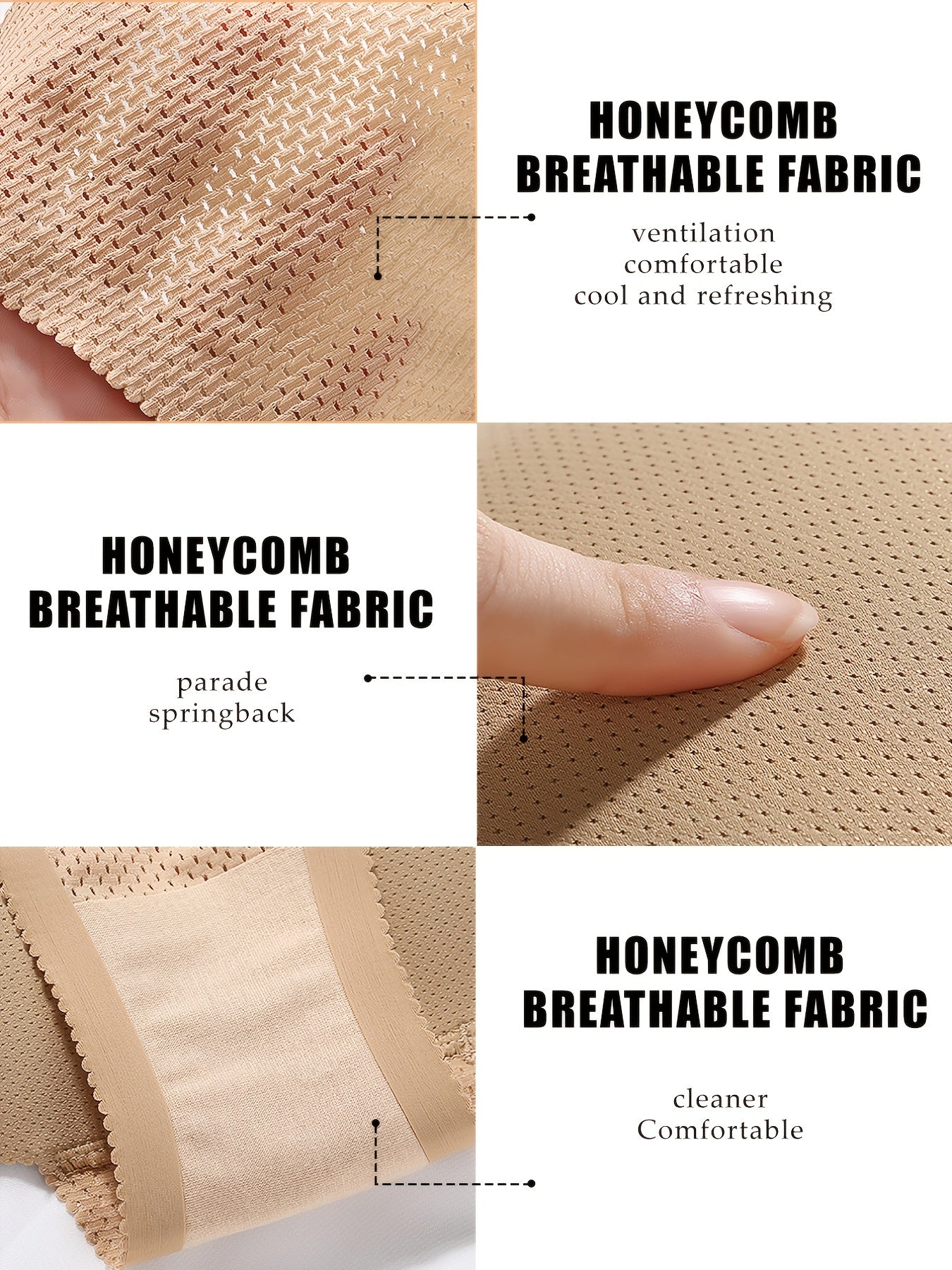 Fake Butt Lifting Bikini Panties, Breathable & Thin Invisible Intimates Panties, Women&