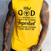 What God Knows About Me Is Important Print Men&