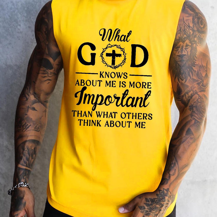 What God Knows About Me Is Important Print Men&