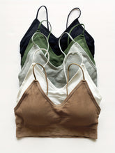 5pcs Soft Ribbed Bralettes, Comfort & Breathable Thin Strap Everyday Bra, Women&