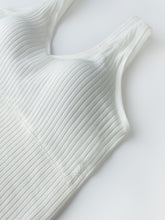 3pcs Comfortable Ribbed Tank Top - Wireless, Detachable Chest Pads, Breathable, Soft, and Seamless Lingerie & Underwear for Women - Casual, Everyday Wear - Lena & Miles Exquisite Boutique LLC.