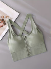 3pcs High-Support Criss Cross Back Sports Bras - Breathable, Shockproof, Removable Padding, Mid-Elasticity, Zipper Front Closure - Womens Fitness Lingerie & Underwear for High-Impact Activities - Lena & Miles Exquisite Boutique LLC.