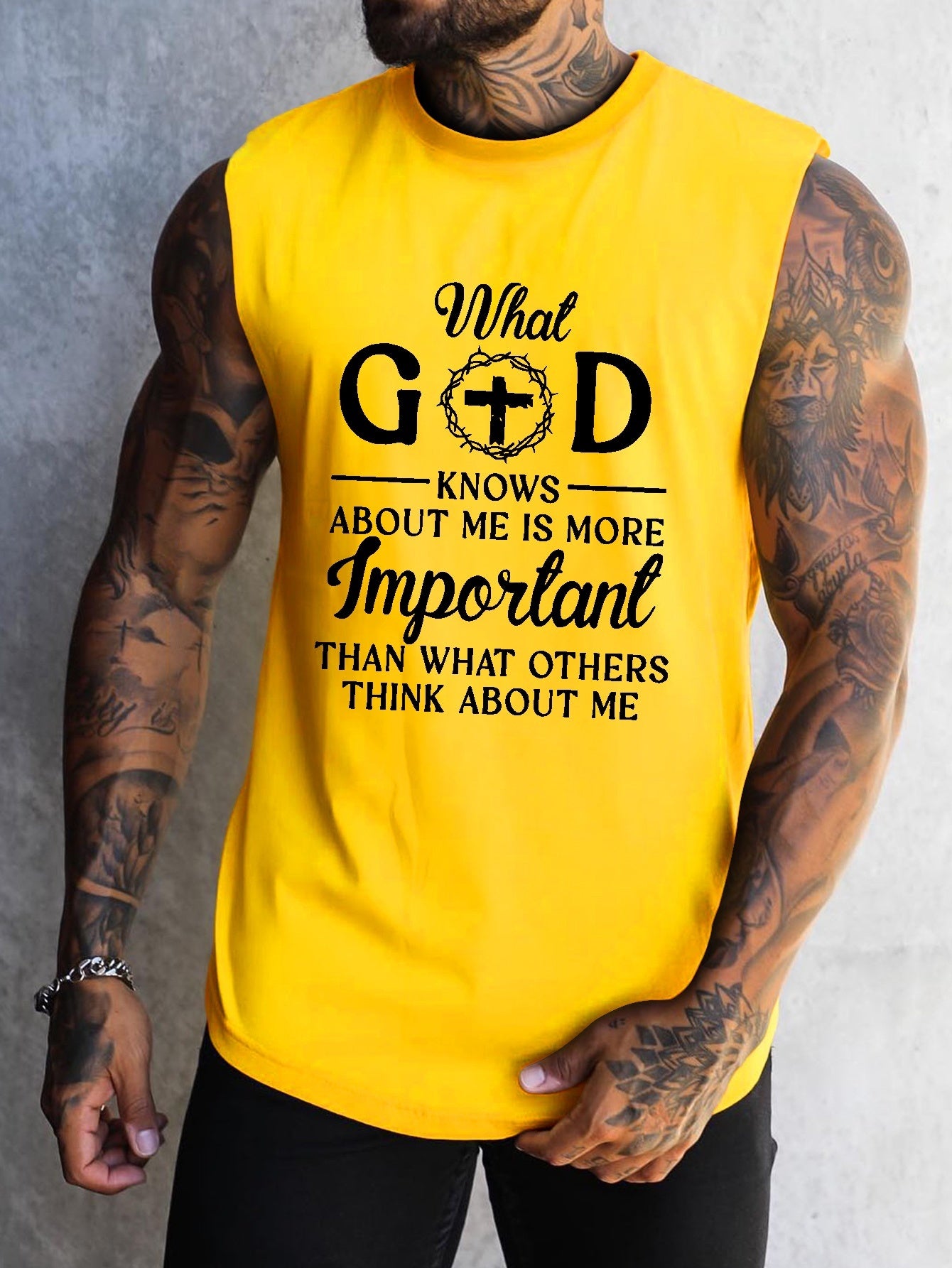 What God Knows About Me Is Important Print Men&