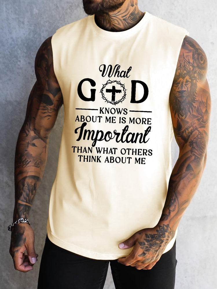 What God Knows About Me Is Important Print Men&