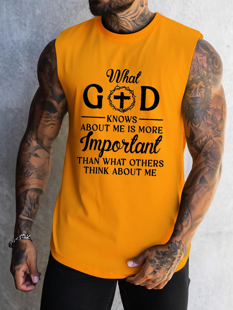 What God Knows About Me Is Important Print Men&