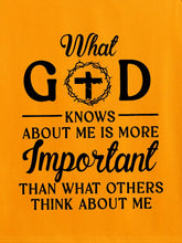 What God Knows About Me Is Important Print Men&