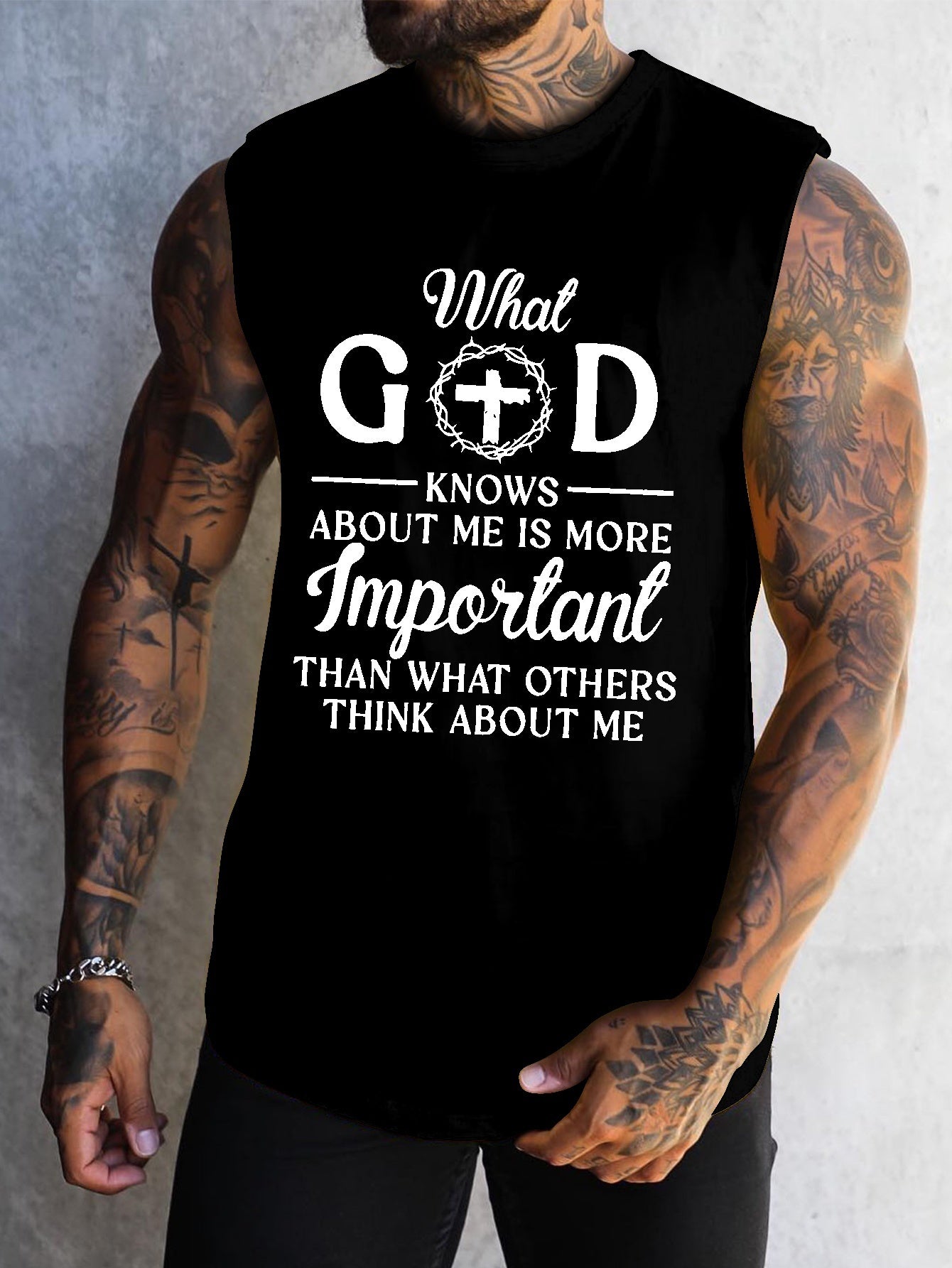 What God Knows About Me Is Important Print Men&