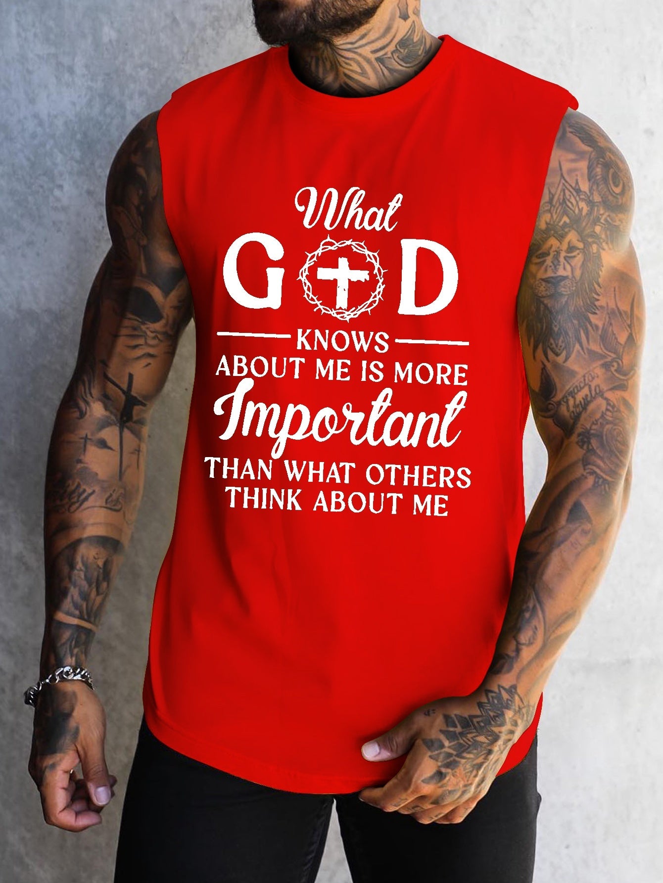 What God Knows About Me Is Important Print Men&