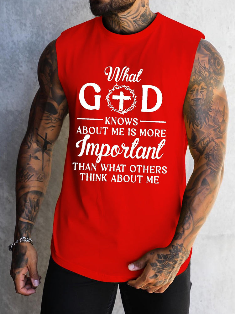What God Knows About Me Is Important Print Men&