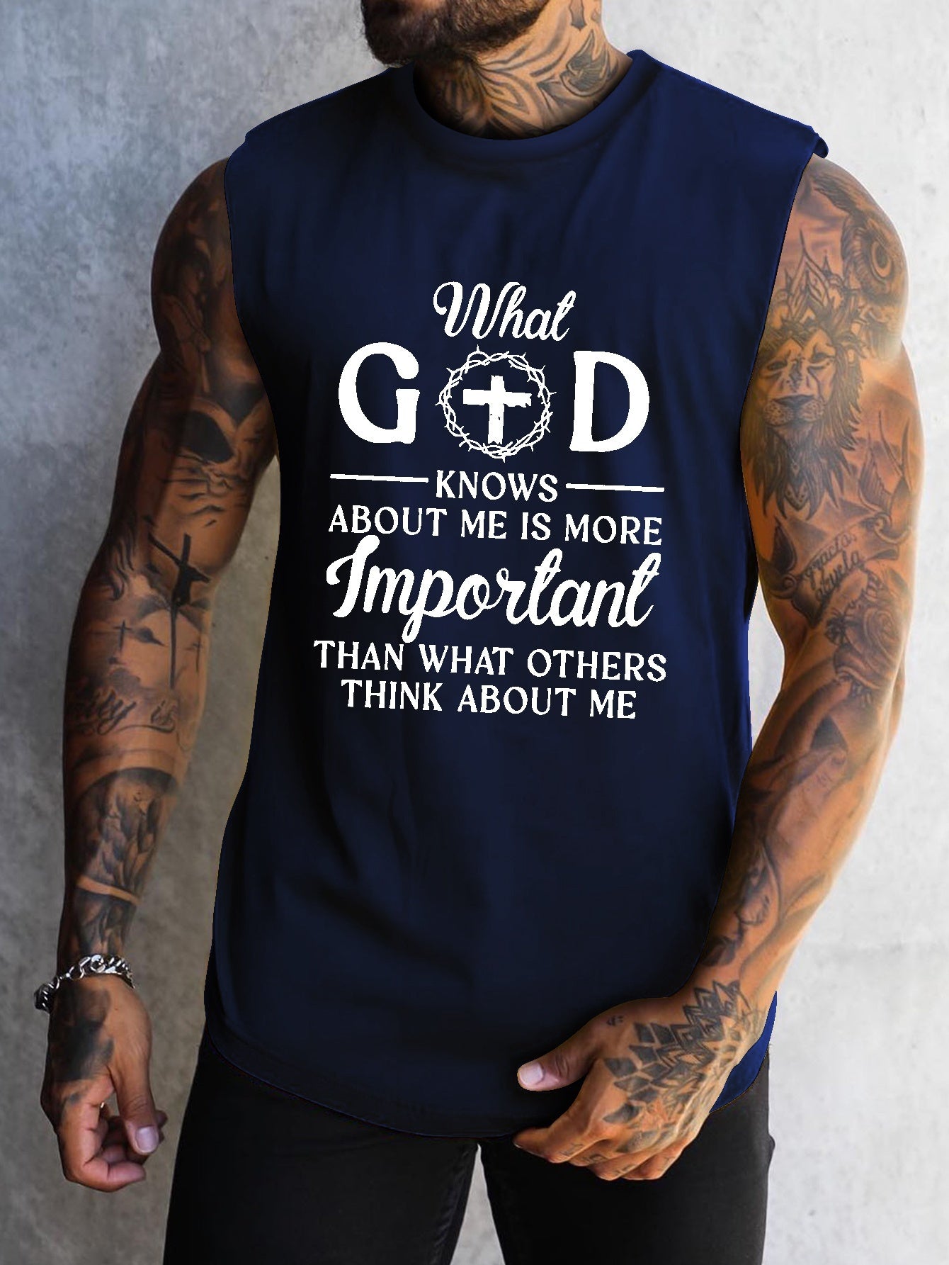 What God Knows About Me Is Important Print Men&
