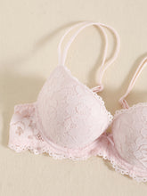 Romantic Lace Embroidery Lingerie Set - Soft & Breathable Push-Up Bra with Sheer Panty - Perfect Seductive Valentines Gift for Her - Womens Comfortable Intimate Wear - Lena & Miles Exquisite Boutique LLC.