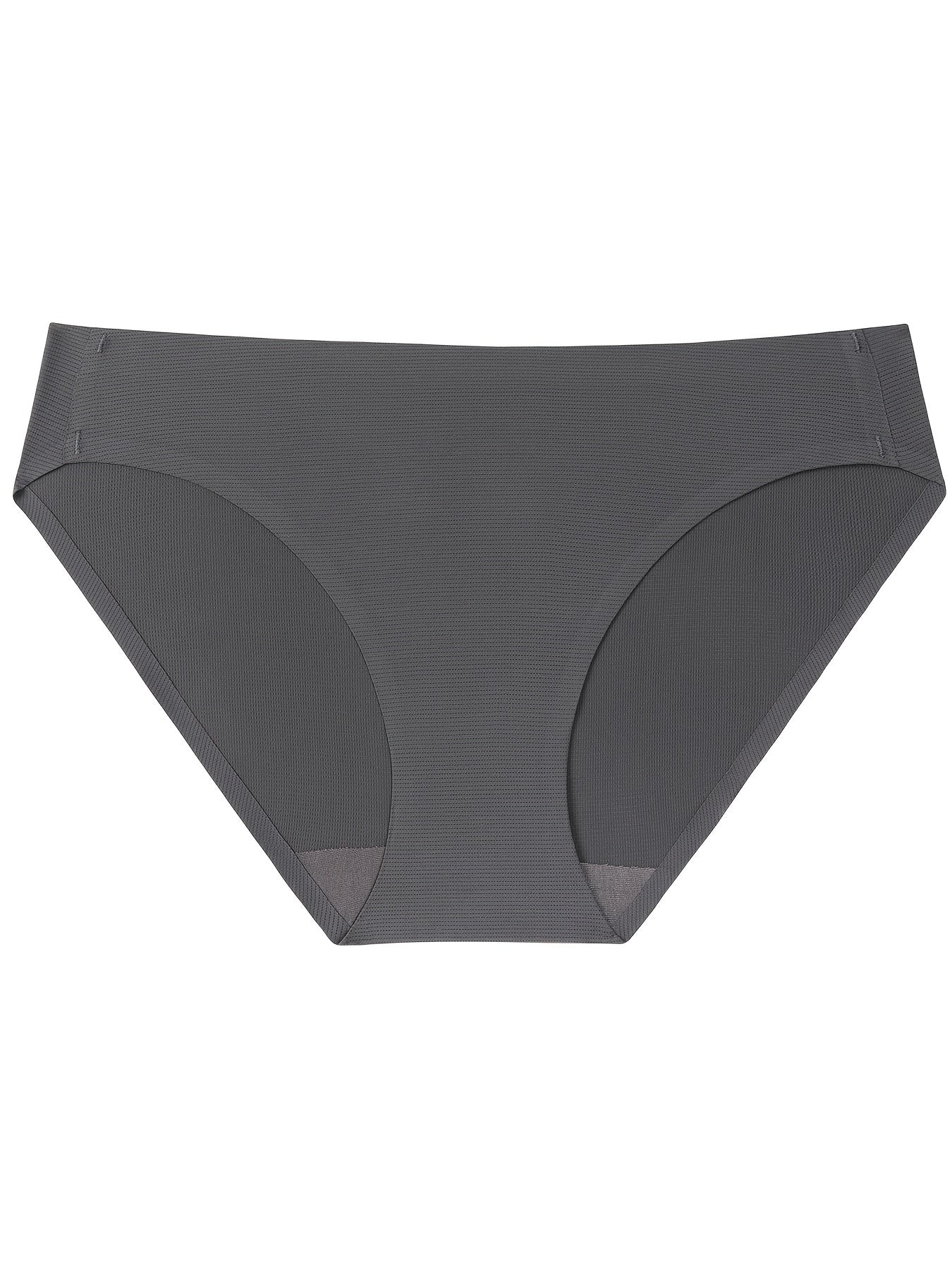 7pcs Mixed Color Bikini Panties, Breathable & Soft Elastic Panties, Women&