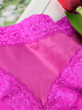 Adorable Heart Print Hipster Panties with Festive Lace Trim - Low Waist, Soft & Comfortable Intimates for Women - Perfect Kings Day Lingerie - Lena & Miles Exquisite Boutique LLC.