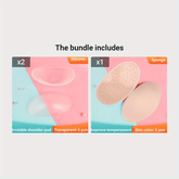 Soft & Invisible Silicone Bra Strap Cushions - Non-Slip, Self-Adhesive, Comfortable Shoulder Pads for Womens Lingerie & Underwear Accessories - Enhance Your Bra Wearing Experience - Lena & Miles Exquisite Boutique LLC.