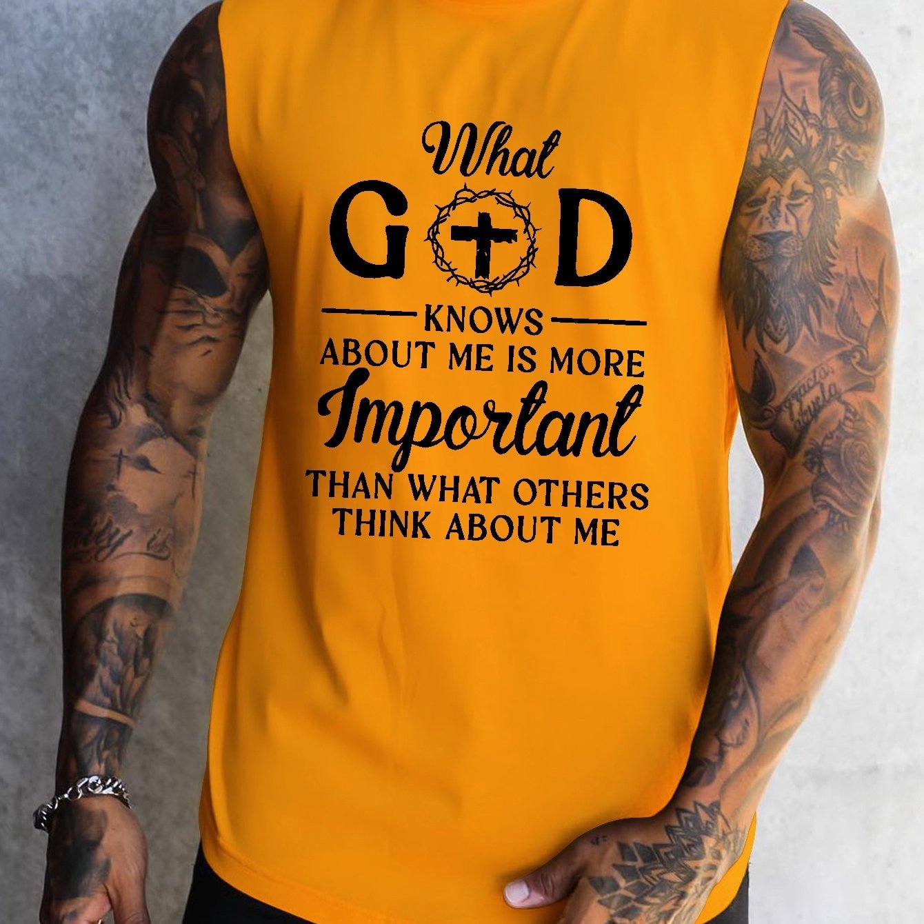 What God Knows About Me Is Important Print Men&