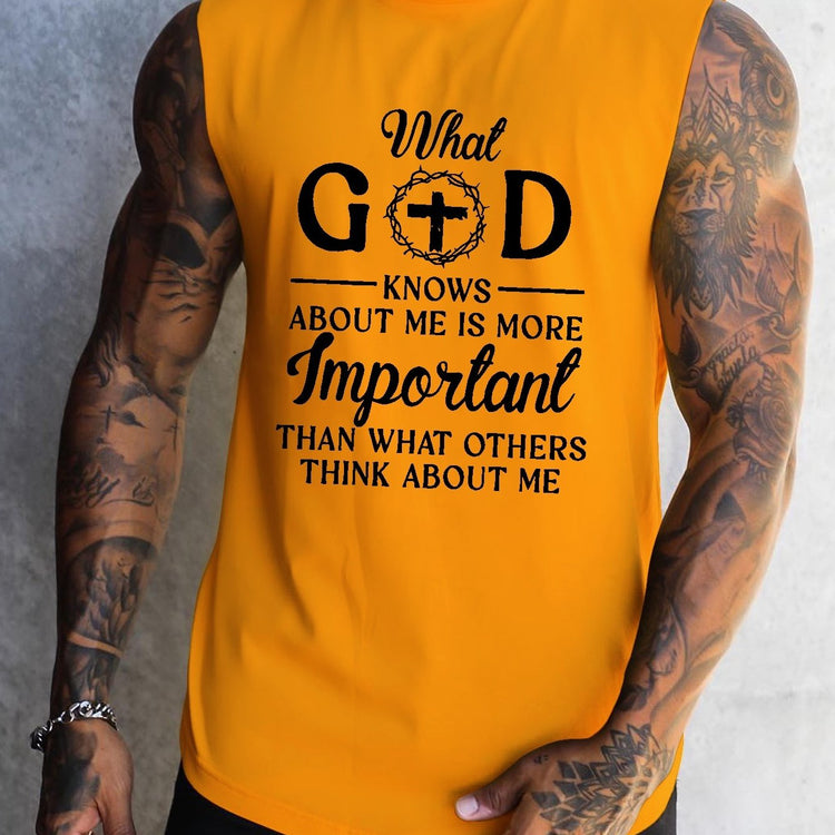 What God Knows About Me Is Important Print Men&