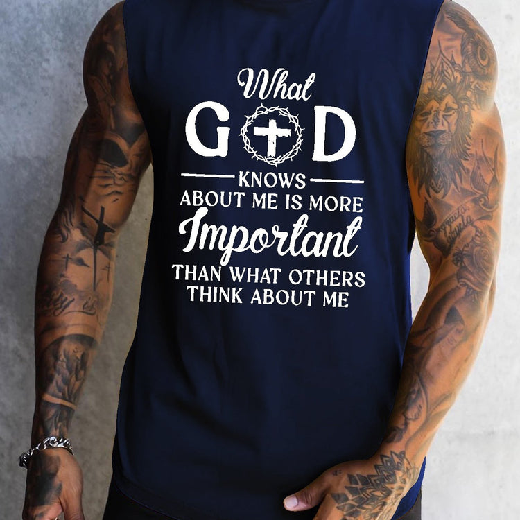 What God Knows About Me Is Important Print Men&
