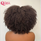 180% Density Afro Kinky Curly Lace Wig - Lace Wigs With 4B Hairline, Transparent HD Lace, Preplucked Mongolian Hair, 13x4 Lace Frontal, Kinky Edges, Real Natural Hairline, Fluffy Hair For Women - Lena & Miles Exquisite Boutique LLC.