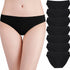 7pcs Mixed Color Bikini Panties, Breathable & Soft Elastic Panties, Women&