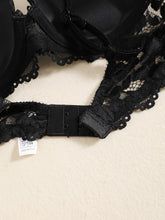 Romantic Lace Embroidery Lingerie Set - Soft & Breathable Push-Up Bra with Sheer Panty - Perfect Seductive Valentines Gift for Her - Womens Comfortable Intimate Wear - Lena & Miles Exquisite Boutique LLC.