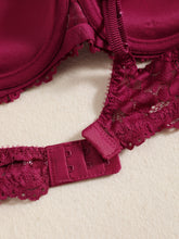 Romantic Lace Embroidery Lingerie Set - Soft & Breathable Push-Up Bra with Sheer Panty - Perfect Seductive Valentines Gift for Her - Womens Comfortable Intimate Wear - Lena & Miles Exquisite Boutique LLC.