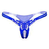 Sexy Butterfly Embroidery Thongs - Sheer Mesh Panties With Open Crotch For Women&