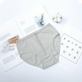 5pcs Simple Solid Briefs, Comfy & Breathable High Waist Stretchy Intimates Panties, Women&