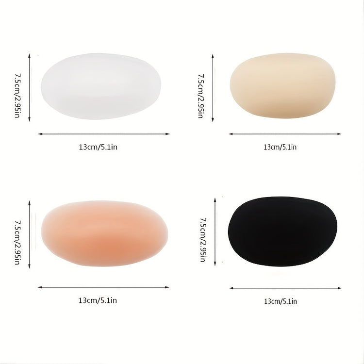 Soft & Invisible Silicone Bra Strap Cushions - Non-Slip, Self-Adhesive, Comfortable Shoulder Pads for Womens Lingerie & Underwear Accessories - Enhance Your Bra Wearing Experience - Lena & Miles Exquisite Boutique LLC.