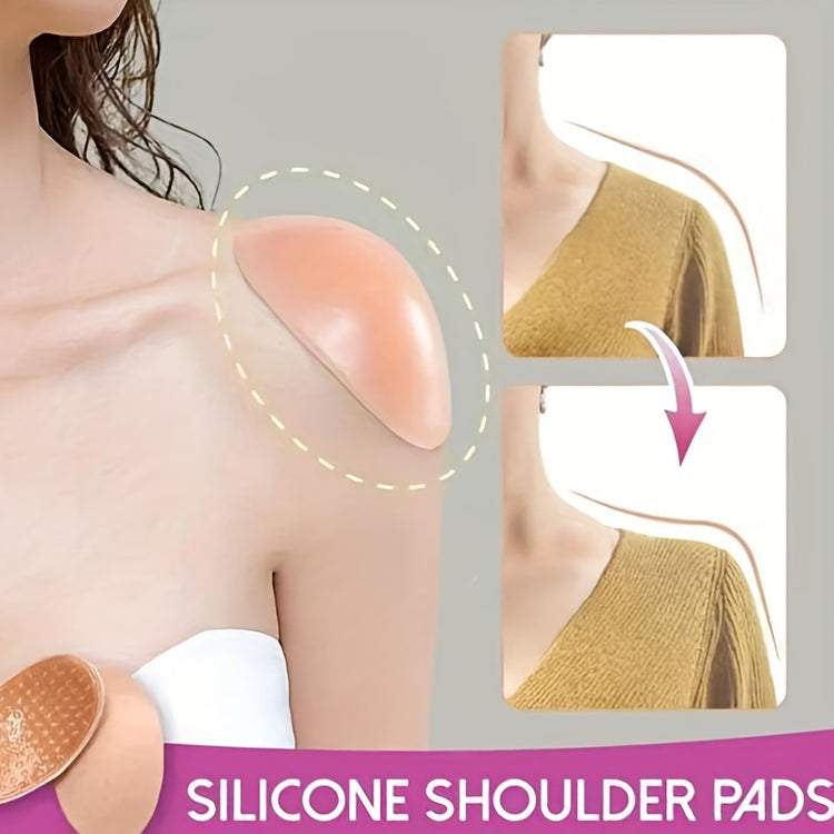 Soft & Invisible Silicone Bra Strap Cushions - Non-Slip, Self-Adhesive, Comfortable Shoulder Pads for Womens Lingerie & Underwear Accessories - Enhance Your Bra Wearing Experience - Lena & Miles Exquisite Boutique LLC.