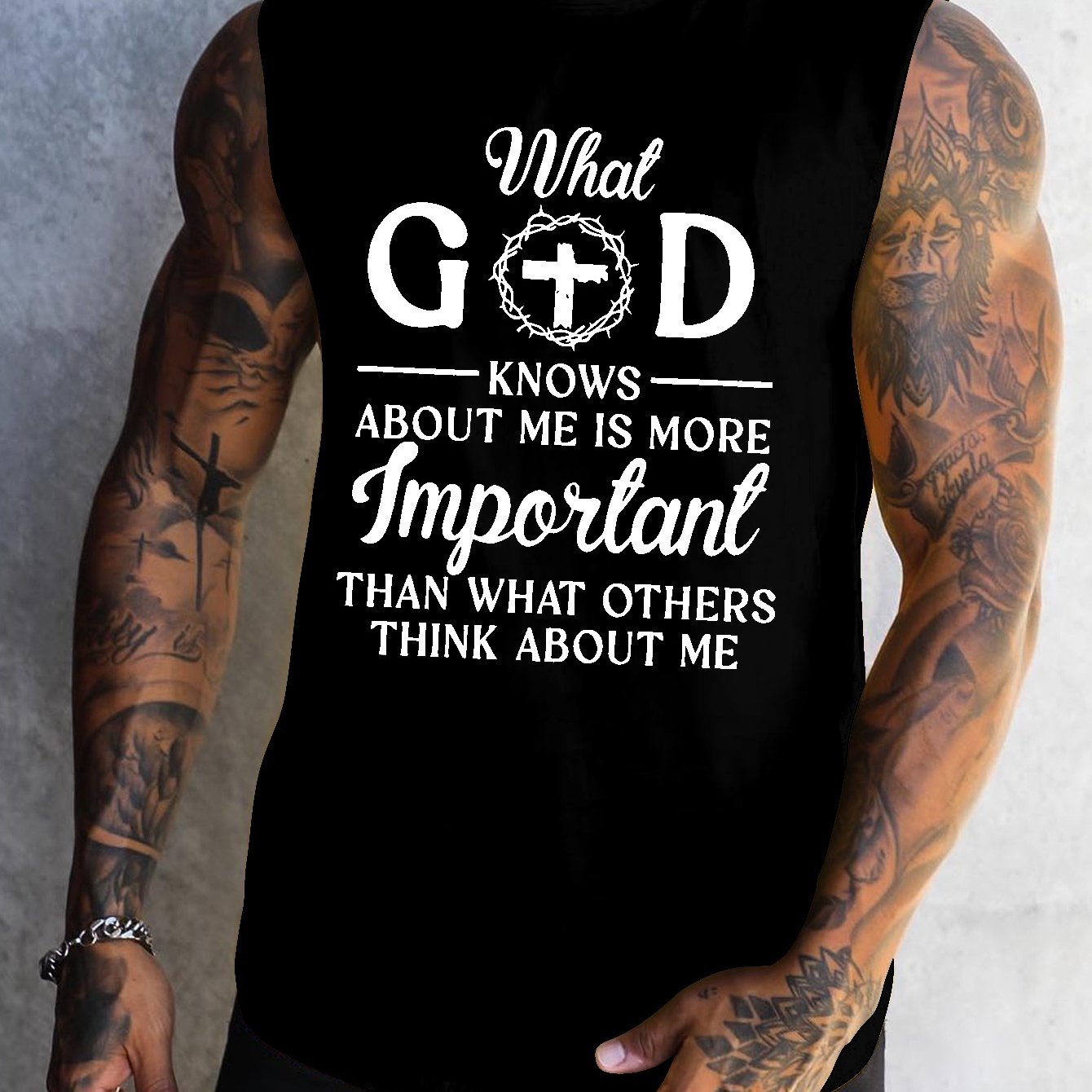 What God Knows About Me Is Important Print Men&