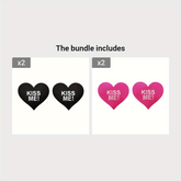 Invisible Heart-Shaped Nipple Covers - Self-Adhesive & Anti-Convex - Perfect for Women&